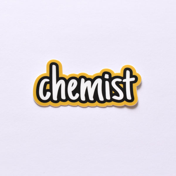 Chemist | vinyl science sticker (chemistry)