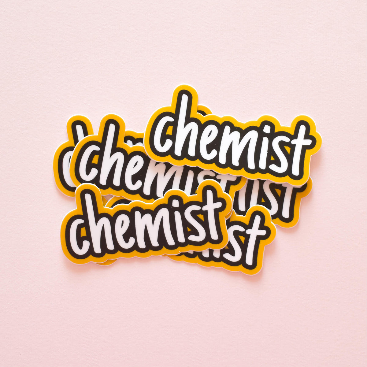 Chemist Molecule Vinyl Decal Set for Kitchen Mixer Science 