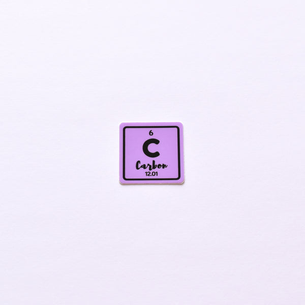 Carbon element | vinyl science sticker (chemistry)