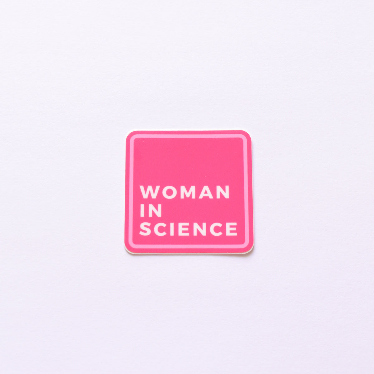 Woman In Science Vinyl Science Sticker Stem Cellkultureco