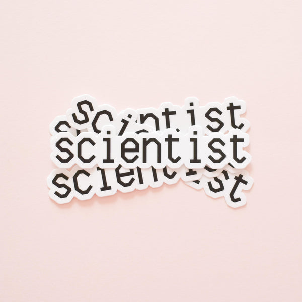 Scientist | vinyl science sticker (STEM)