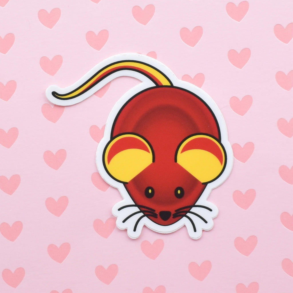 tdTomato mouse vinyl science sticker (biology) CellKultureCo.