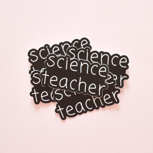 Science teacher | vinyl science sticker (STEM)